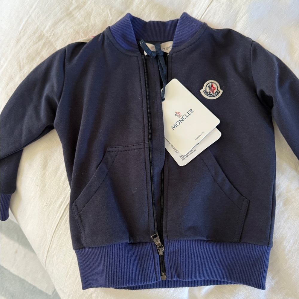 Moncler Navy Blue Kids Jacket